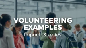 Community Volunteering Examples: Impact Stories - Professional Swiss-style featured image | Truescho.com