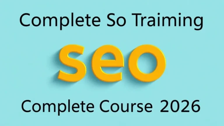 Complete Seo Training: Complete Course 2026 - Professional Swiss-style featured image | Truescho.com