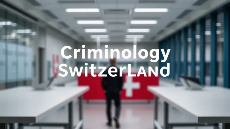 Criminology Switzerland 2025: Law Programs - Professional Swiss-style featured image | Truescho.com