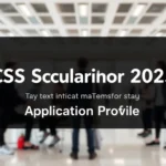 CSS Scholarship 2025: Application Profile - Professional Swiss-style featured image | Truescho.com