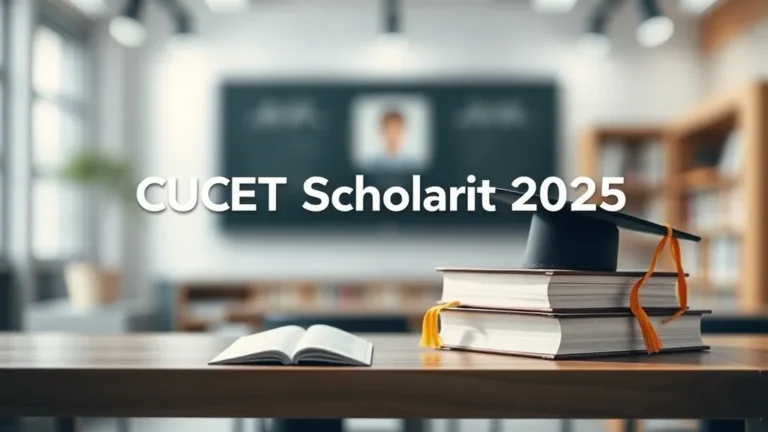 CUCET Scholarship 2025: Admission Test Awards - Professional Swiss-style featured image | Truescho.com
