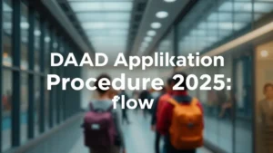 DAAD Application Procedure 2025: Flow - Professional Swiss-style featured image | Truescho.com