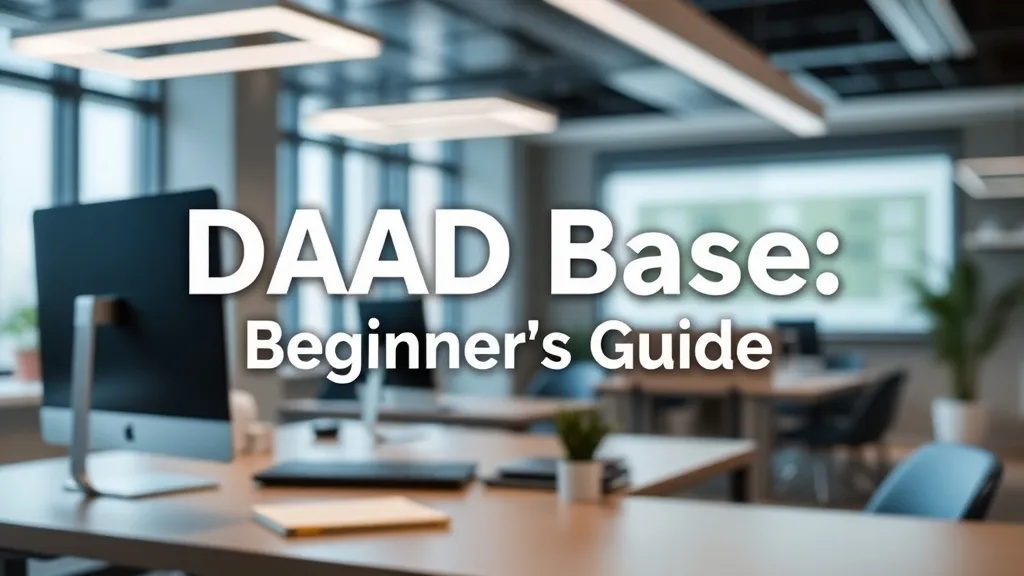 DAAD Base: Beginner’s Guide - Professional Swiss-style featured image | Truescho.com