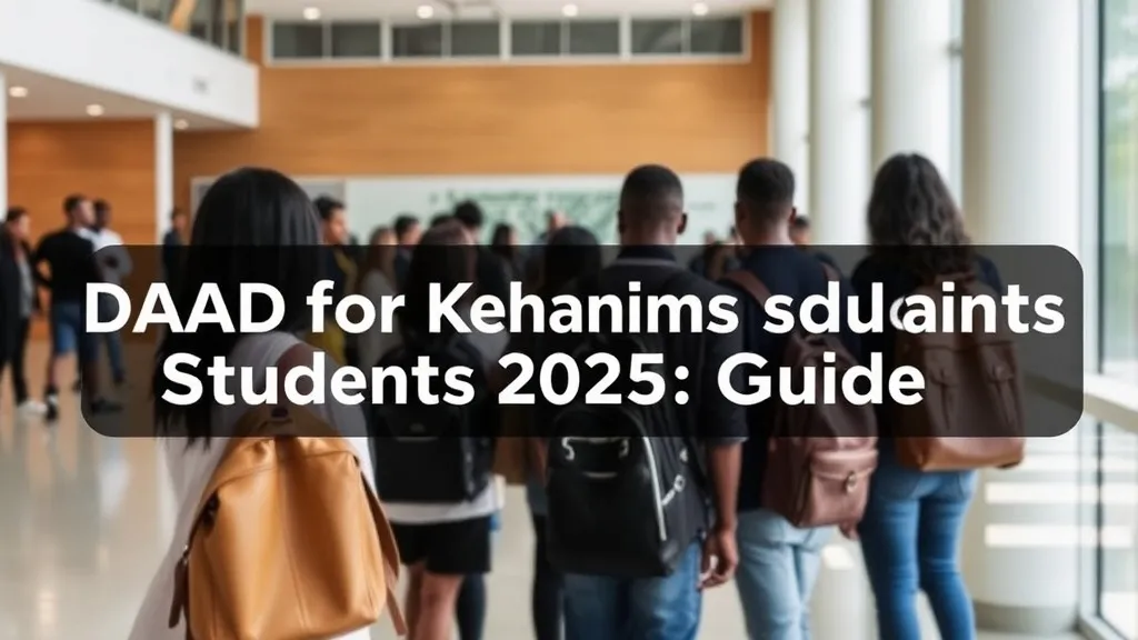 DAAD for Kenyan Students 2025: Guide - Professional Swiss-style featured image | Truescho.com