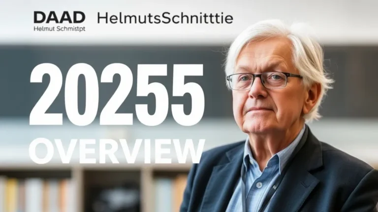 DAAD Helmut Schmidt 2025: Overview - Professional Swiss-style featured image | Truescho.com