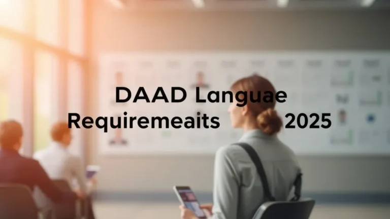 DAAD Language Requirements 2025 - Professional Swiss-style featured image | Truescho.com