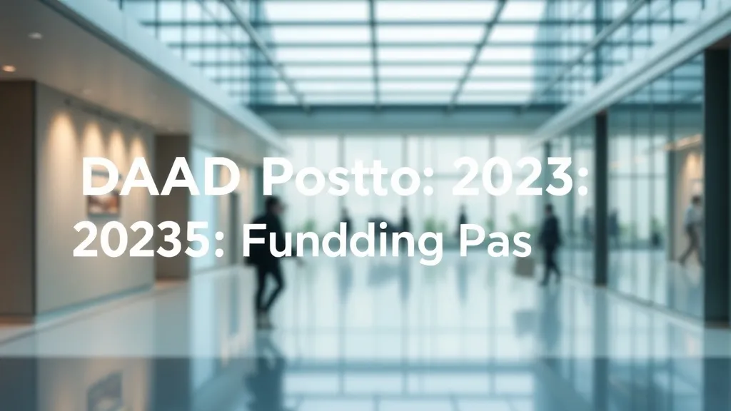 DAAD Postdoc 2025: Funding Paths - Professional Swiss-style featured image | Truescho.com