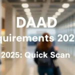 DAAD Requirements 2025: Quick Scan - Professional Swiss-style featured image | Truescho.com