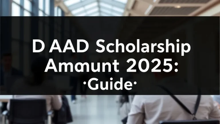 DAAD Scholarship Amount 2025: Guide - Professional Swiss-style featured image | Truescho.com