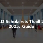 DAAD Scholarship Thailand 2025: Guide - Professional Swiss-style featured image | Truescho.com