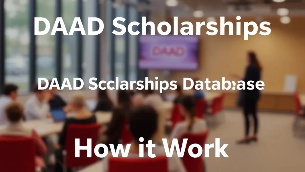 DAAD Scholarships Database: How It Works - Professional Swiss-style featured image | Truescho.com