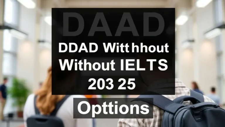 DAAD Without IELTS 2025: Options - Professional Swiss-style featured image | Truescho.com