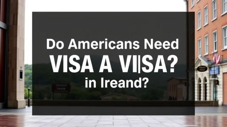 Do Americans Need a Visa to Study in Ireland - Professional Swiss-style featured image | Truescho.com