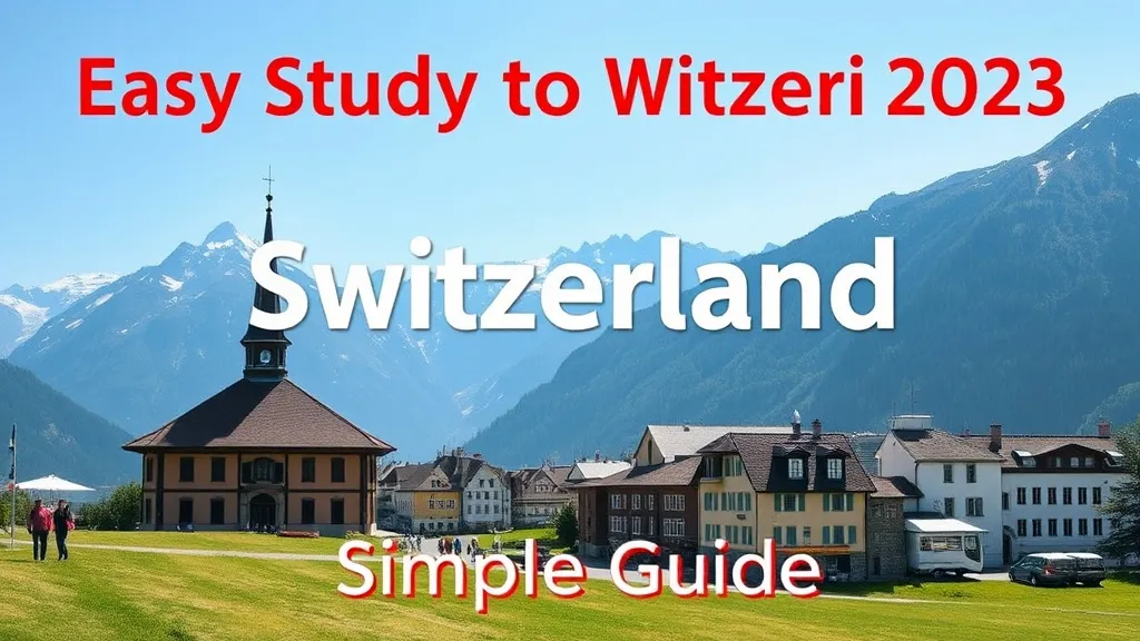 Easy Study Switzerland 2025: Simple Guide - Professional Swiss-style featured image | Truescho.com