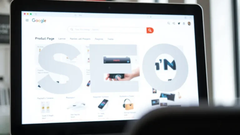 ecommerce seo 2026: Product Page Guide - Professional Swiss-style featured image | Truescho.com