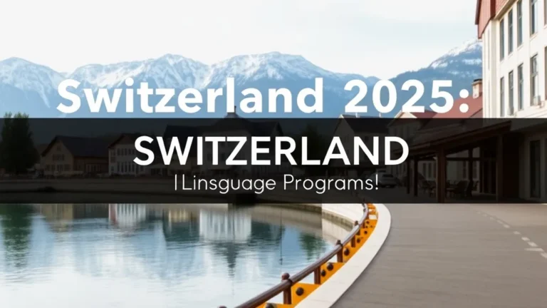 English Switzerland 2025: Language Programs - Professional Swiss-style featured image | Truescho.com