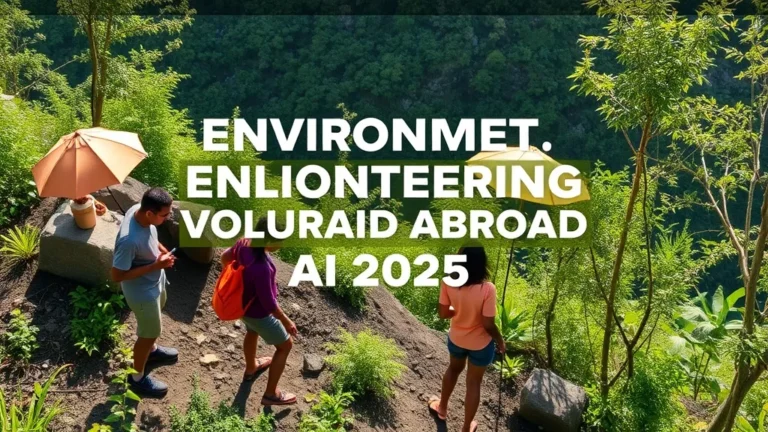 Environmental Volunteering Abroad 2025 - Professional Swiss-style featured image | Truescho.com