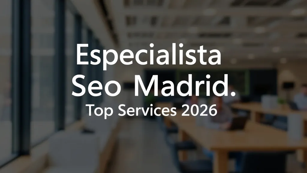 Especialista Seo Madrid: Top Services 2026 - Professional Swiss-style featured image | Truescho.com