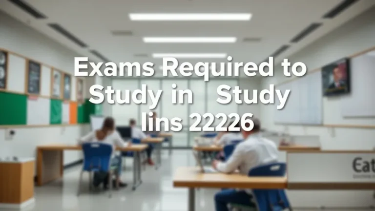 Exams Required to Study in Ireland 2026 - Professional Swiss-style featured image | Truescho.com