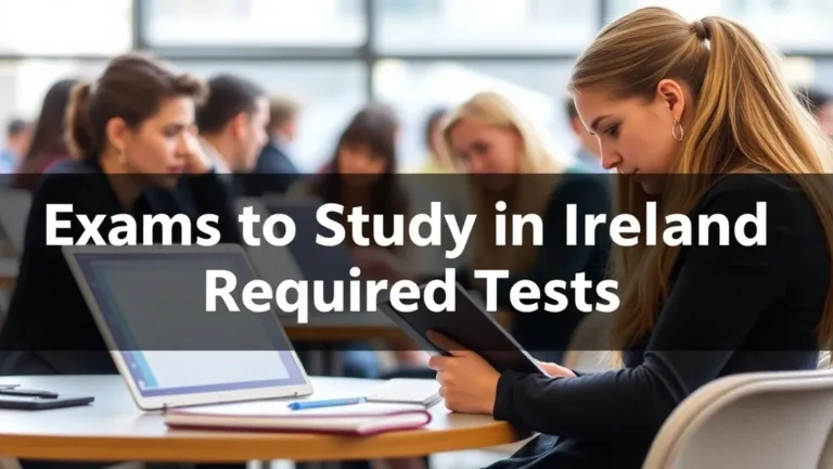 Exams to Study in Ireland: Required Tests - Professional Swiss-style featured image | Truescho.com