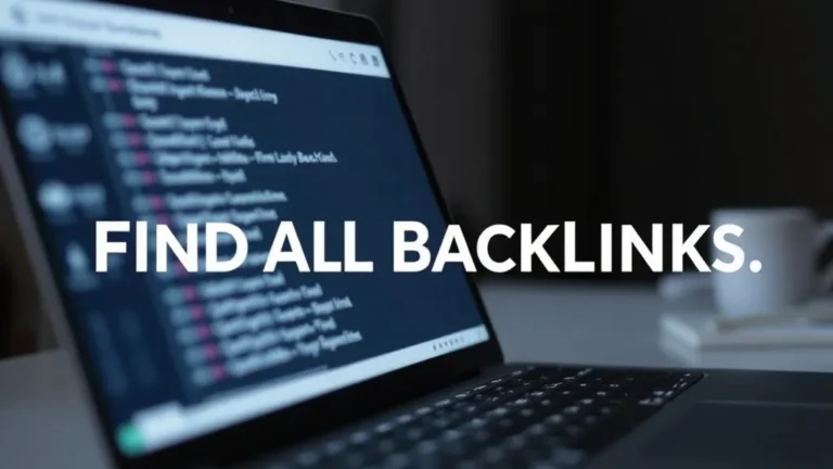 Find All Backlinks 2025: Complete Tool - Professional Swiss-style featured image | Truescho.com