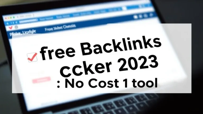 Free Backlinks Checker 2025: No-Cost Tool - Professional Swiss-style featured image | Truescho.com
