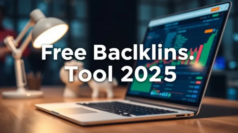 Free Backlinks Tool 2025: Analysis Kit - Professional Swiss-style featured image | Truescho.com