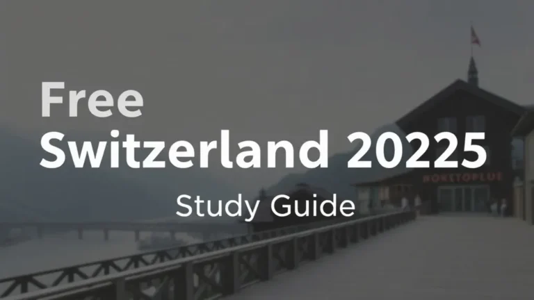 Free Switzerland 2025: Study Guide - Professional Swiss-style featured image | Truescho.com