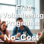 Free Volunteering Programs: No-Cost Options - Professional Swiss-style featured image | Truescho.com