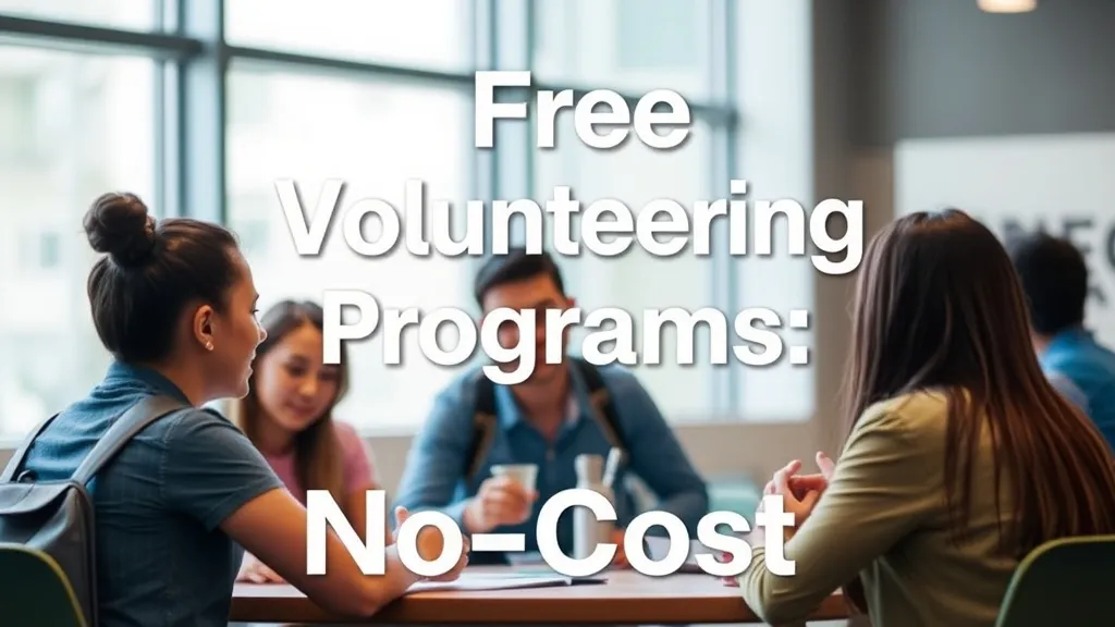 Free Volunteering Programs: No-Cost Options - Professional Swiss-style featured image | Truescho.com