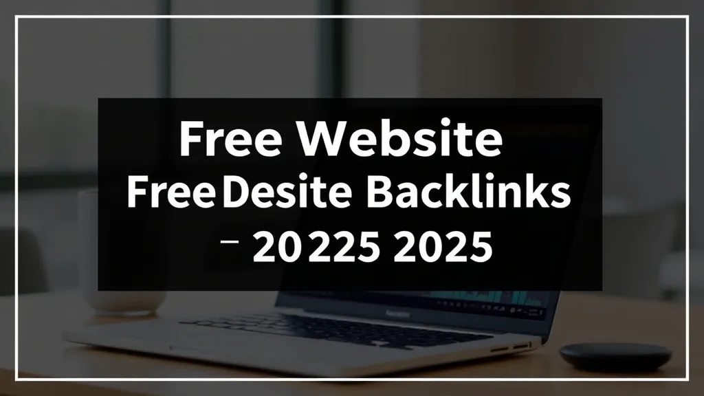 Free Website Backlinks 2025: No-Cost Links - Professional Swiss-style featured image | Truescho.com
