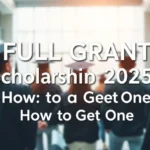 Full Grant Scholarship 2025: How to Get One - Professional Swiss-style featured image | Truescho.com