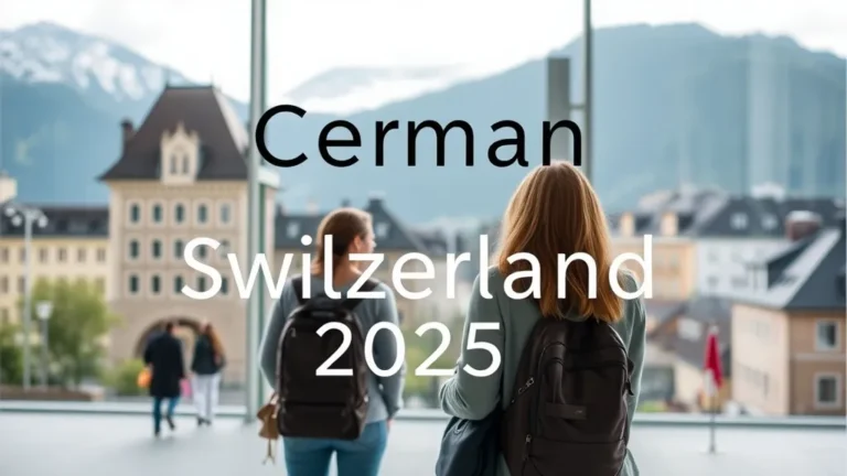 German Switzerland 2025: Language Programs - Professional Swiss-style featured image | Truescho.com