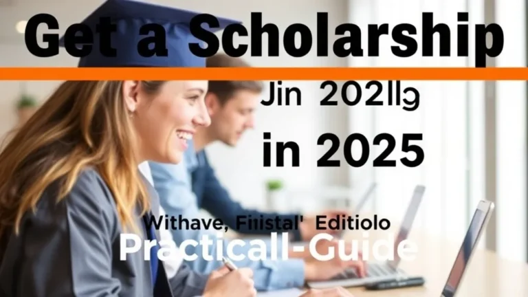 Get a Scholarship in 2025: A Practical Guide - Professional Swiss-style featured image | Truescho.com