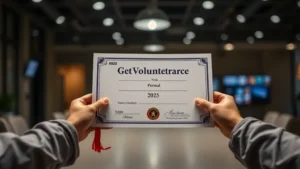 Get Volunteering Certificate 2025 - Professional Swiss-style featured image | Truescho.com