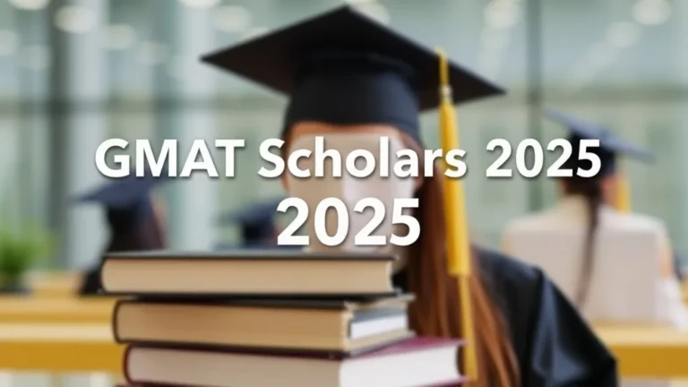 GMAT Scholarship 2025: MBA Admission Awards - Professional Swiss-style featured image | Truescho.com