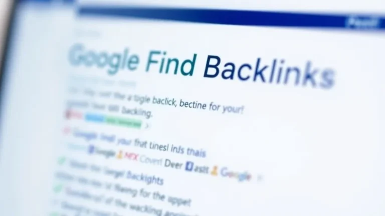 Google Find Backlinks 2025: Search Guide - Professional Swiss-style featured image | Truescho.com