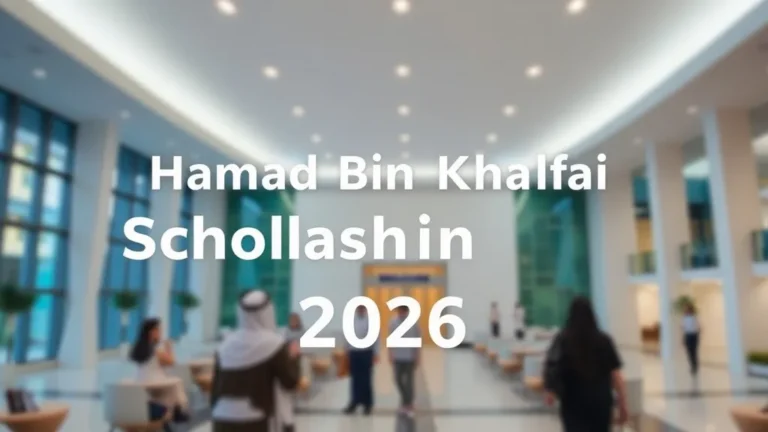 Hamad Bin Khalifa University Scholarship 2026 - Professional Swiss-style featured image | Truescho.com