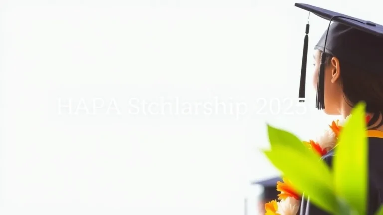HAPA Scholarship 2025: Hawaiian Awards - Professional Swiss-style featured image | Truescho.com