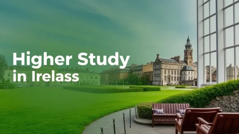 Higher Study in Ireland: Masters Guide 2026 - Professional Swiss-style featured image | Truescho.com