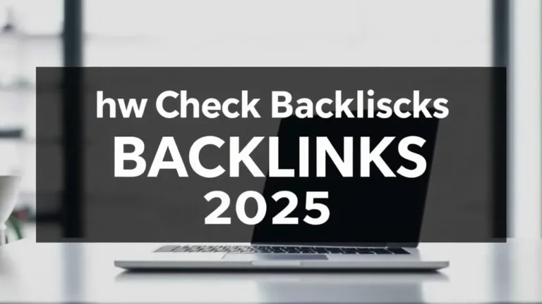 How Check Backlinks 2025: Complete Guide - Professional Swiss-style featured image | Truescho.com