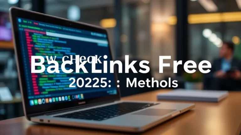 How Check Backlinks Free 2025: Methods - Professional Swiss-style featured image | Truescho.com