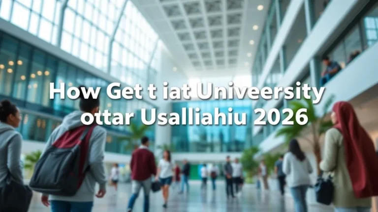 How Get Qatar University Scholarship 2026 - Professional Swiss-style featured image | Truescho.com