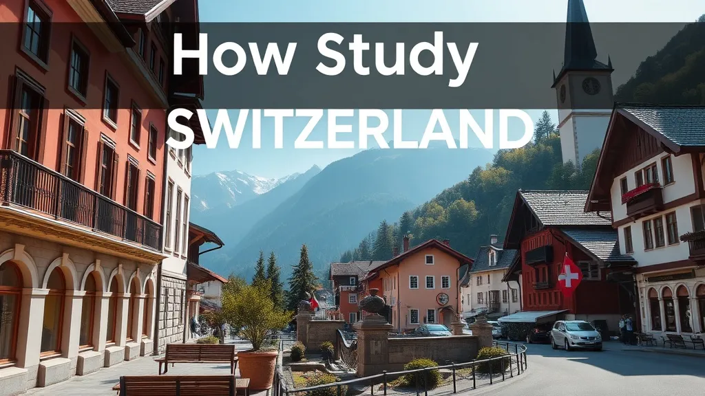 How Study Switzerland 2025: Complete Guide - Professional Swiss-style featured image | Truescho.com