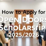 How to Apply for Open Doors Scholarship 2025/2026 - Professional Swiss-style featured image | Truescho.com