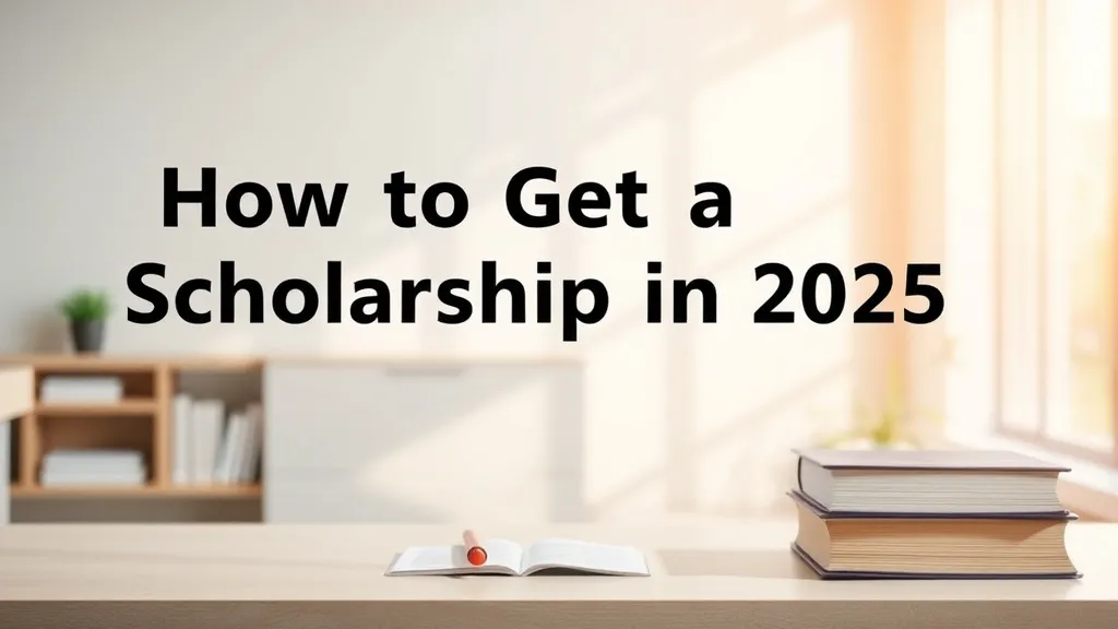 How to Get a Scholarship in 2025: Expert Tips - Professional Swiss-style featured image | Truescho.com