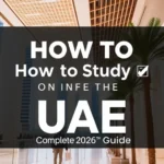 How to Study in the UAE: Complete 2026 Guide - Professional Swiss-style featured image | Truescho.com