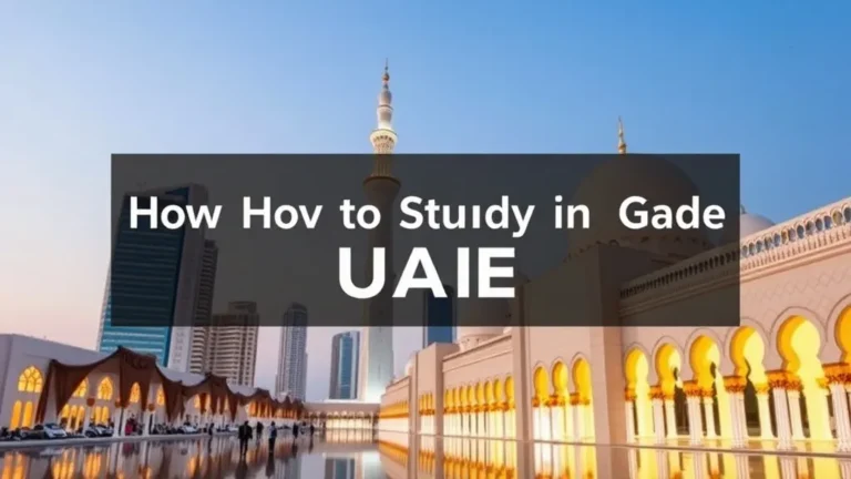 How to Study in UAE: Ultimate Guide for 2026 - Professional Swiss-style featured image | Truescho.com