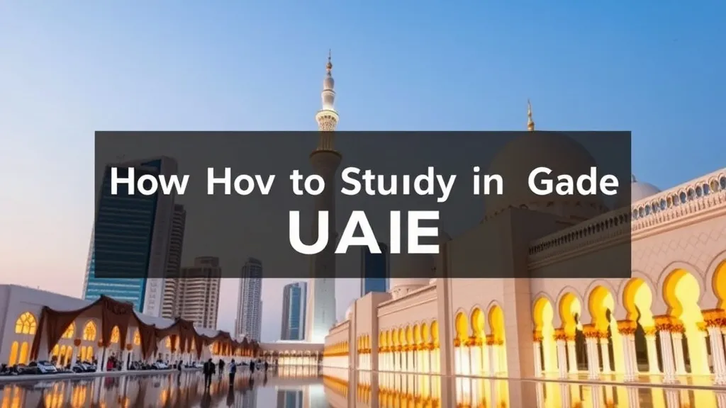 How to Study in UAE: Ultimate Guide for 2026 - Professional Swiss-style featured image | Truescho.com