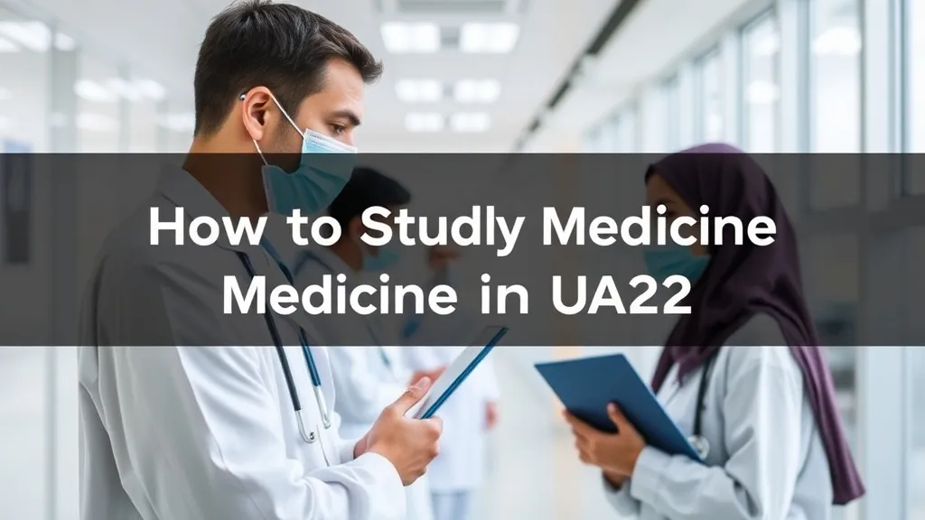 How to Study Medicine in UAE: Tips 2026 - Professional Swiss-style featured image | Truescho.com